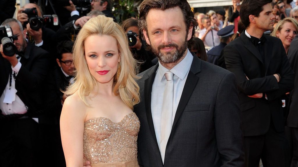 Rachel met vriendje Michael Sheen